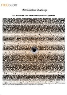 Additives put into cigarettes