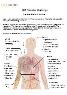 Side effects of nicotine